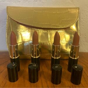 Lancome Rouge Sensation Bare Beige Velvet fullsize lipsticks Lot of 4 New no box